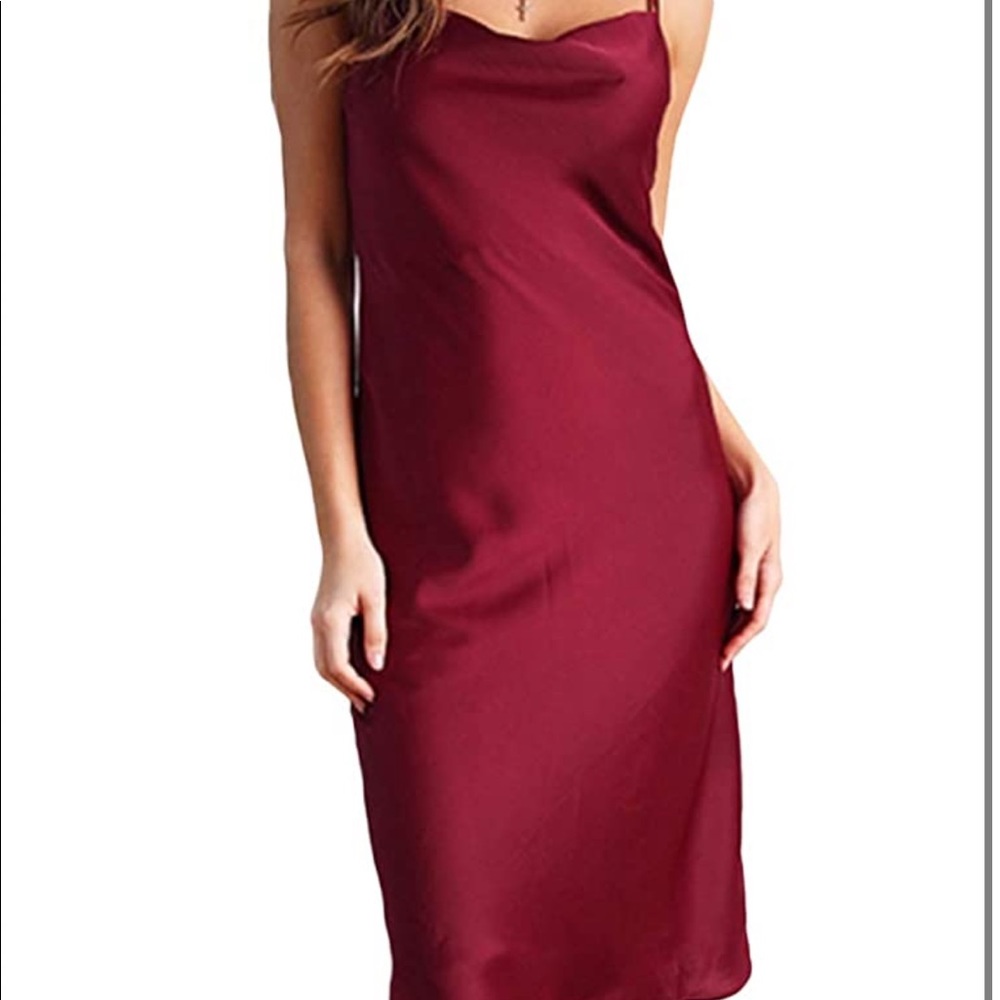 Red Slip Dress